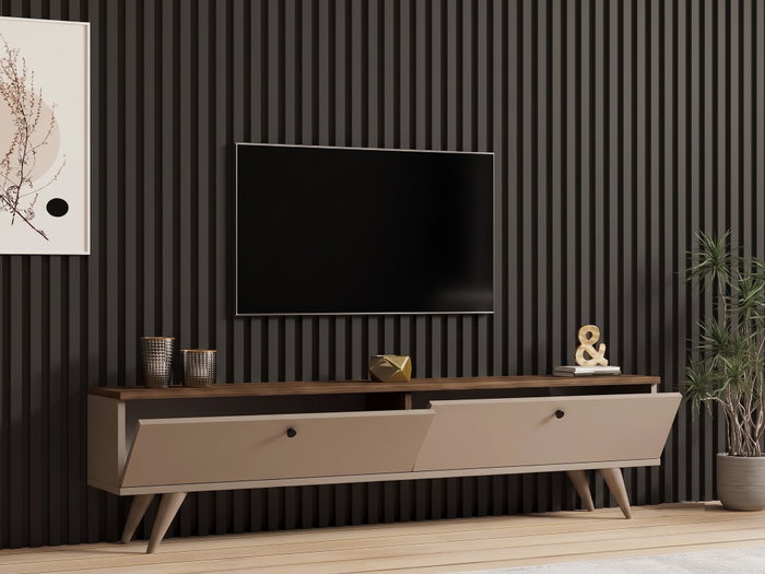 Hanah Home Soporte para TV Paris - Nogal y Cachemira Hanah Home Soporte para TV Paris - Nogal y Cachemira